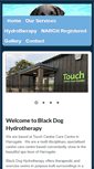 Mobile Screenshot of blackdoghydrotherapy.co.uk